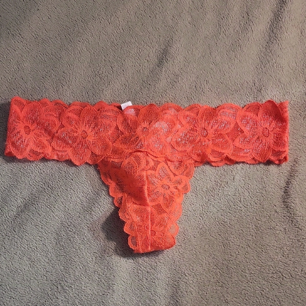 Victoria's Secret's PINK Lace Thong